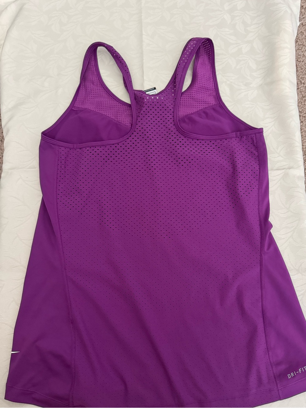 Nike Purple Performance Racerback Tank - Picture 5 of 7